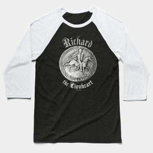 Richard the Lionheart-King-England-Crusader Baseball T-Shirt